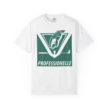 Golf Lover's Unisex Garment-Dyed T-Shirt - 'Professionnelle' Design