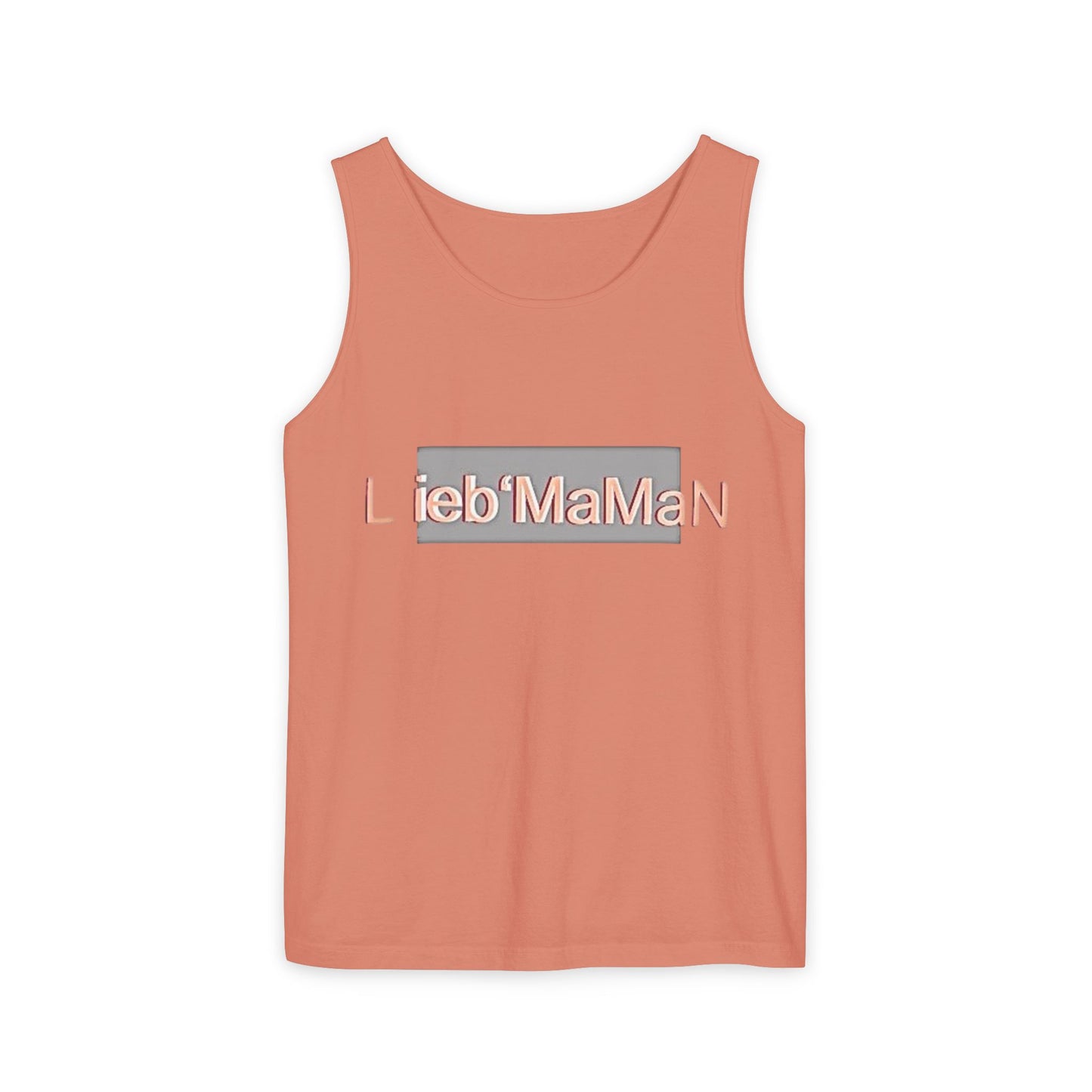 Lieb'MaMan Unisex Garment-Dyed Tank Top - Stylish and Comfortable Summer Wear