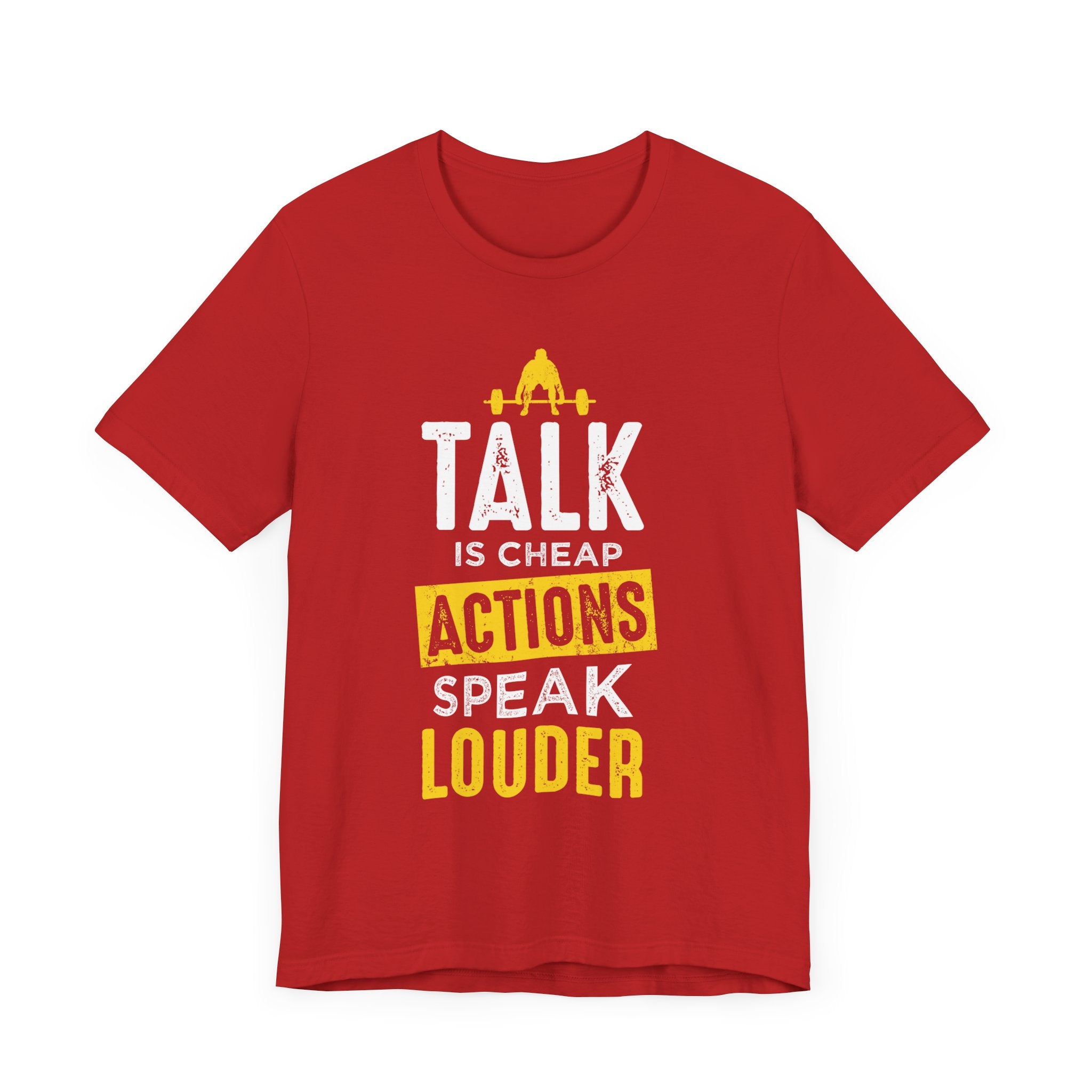 Parler, c’est des actions bon marché, parler plus fort, tee-shirt unisexe 