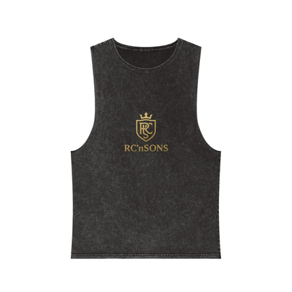 Stonewash Tank Top for Casual Comfort | Unisex Summer Apparel, Streetwear, Workout Gear, Festival Outfit, Gift Idea Printify