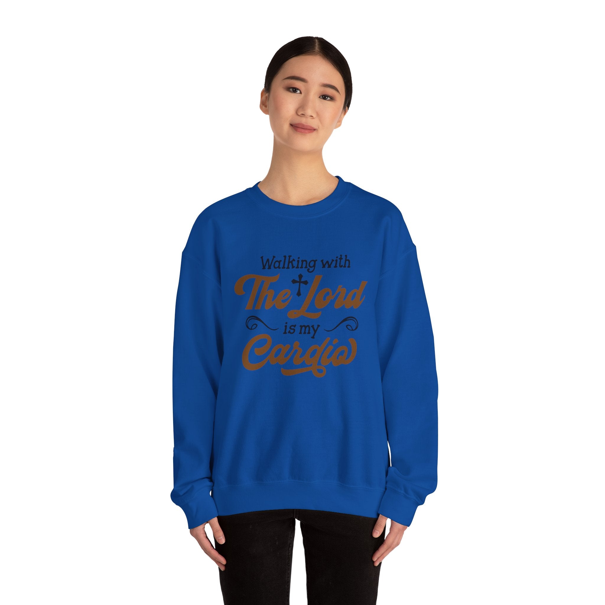 Marcher avec le Seigneur est un sweat-shirt unisexe cardial 