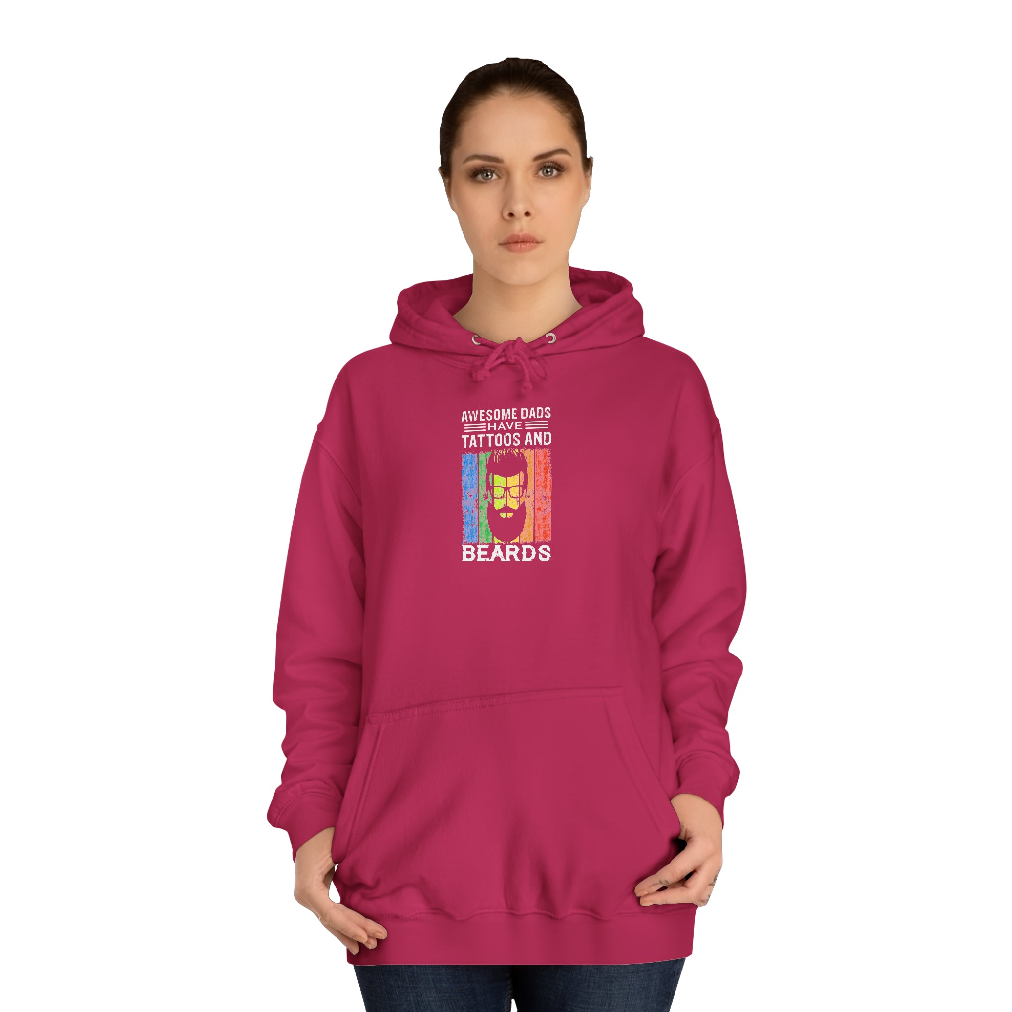Sweat à capuche unisexe papas géniaux 