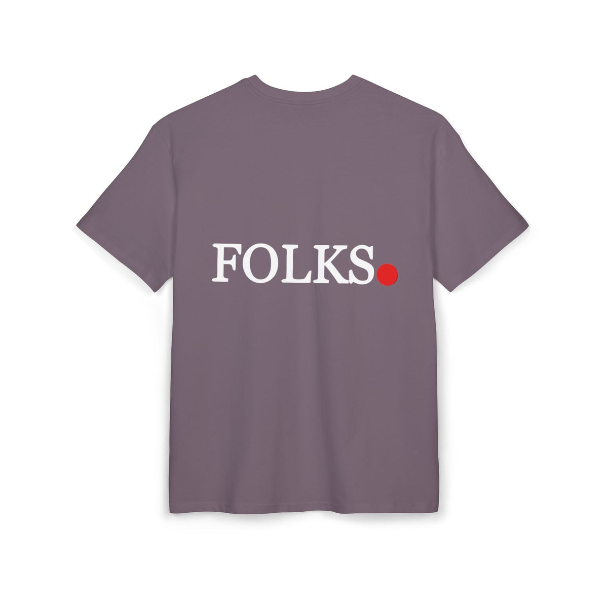 Oversized Tee with Bold Red Dot, Everyday Tee Printify