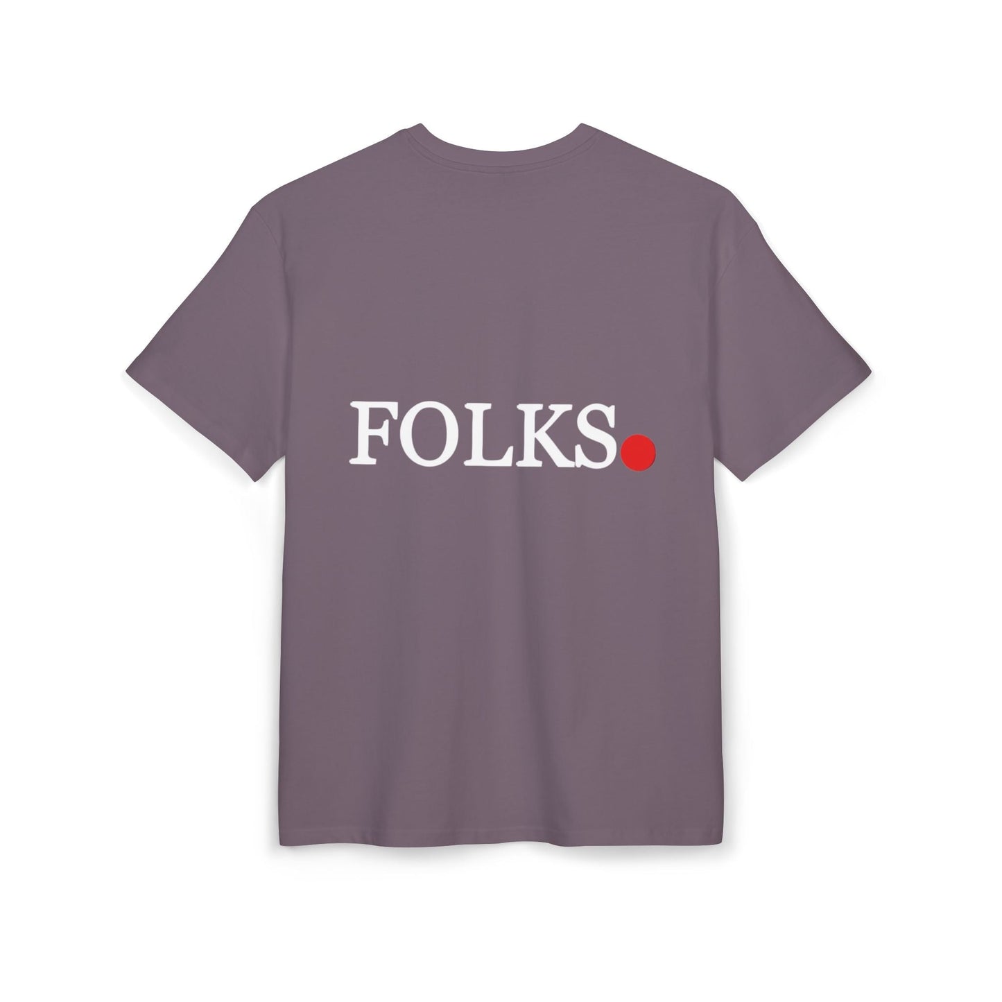 Oversized Tee with Bold Red Dot, Everyday Tee Printify