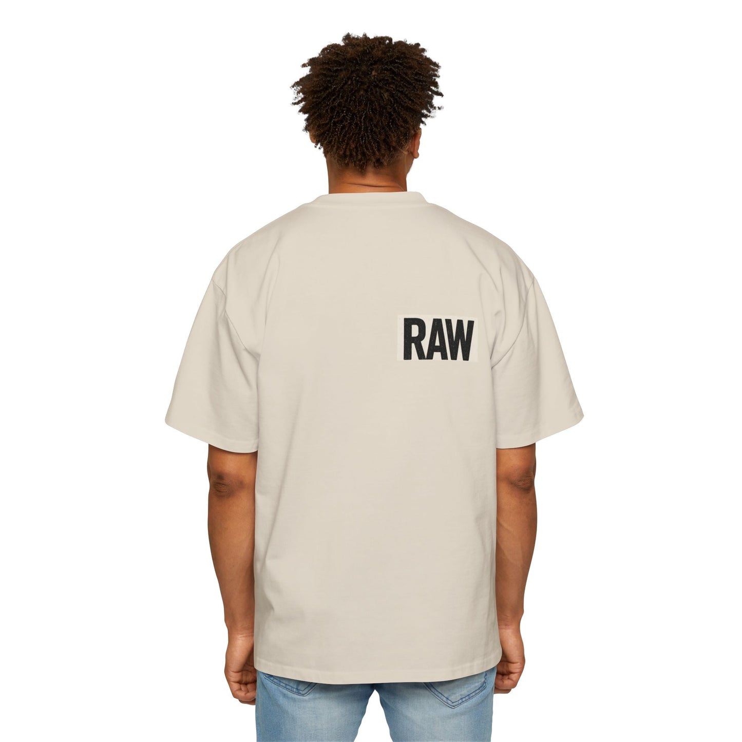 Men's Heavy Oversized Tee - Casual Streetwear, Summer Essential, Graphic T-Shirt, Gift for Him, Trending Fashion Printify