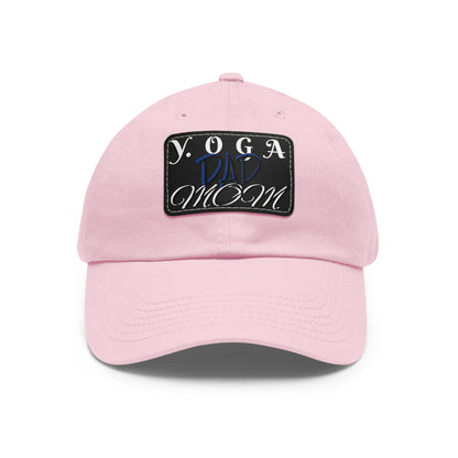 Yoga Dad Hat with Leather Patch