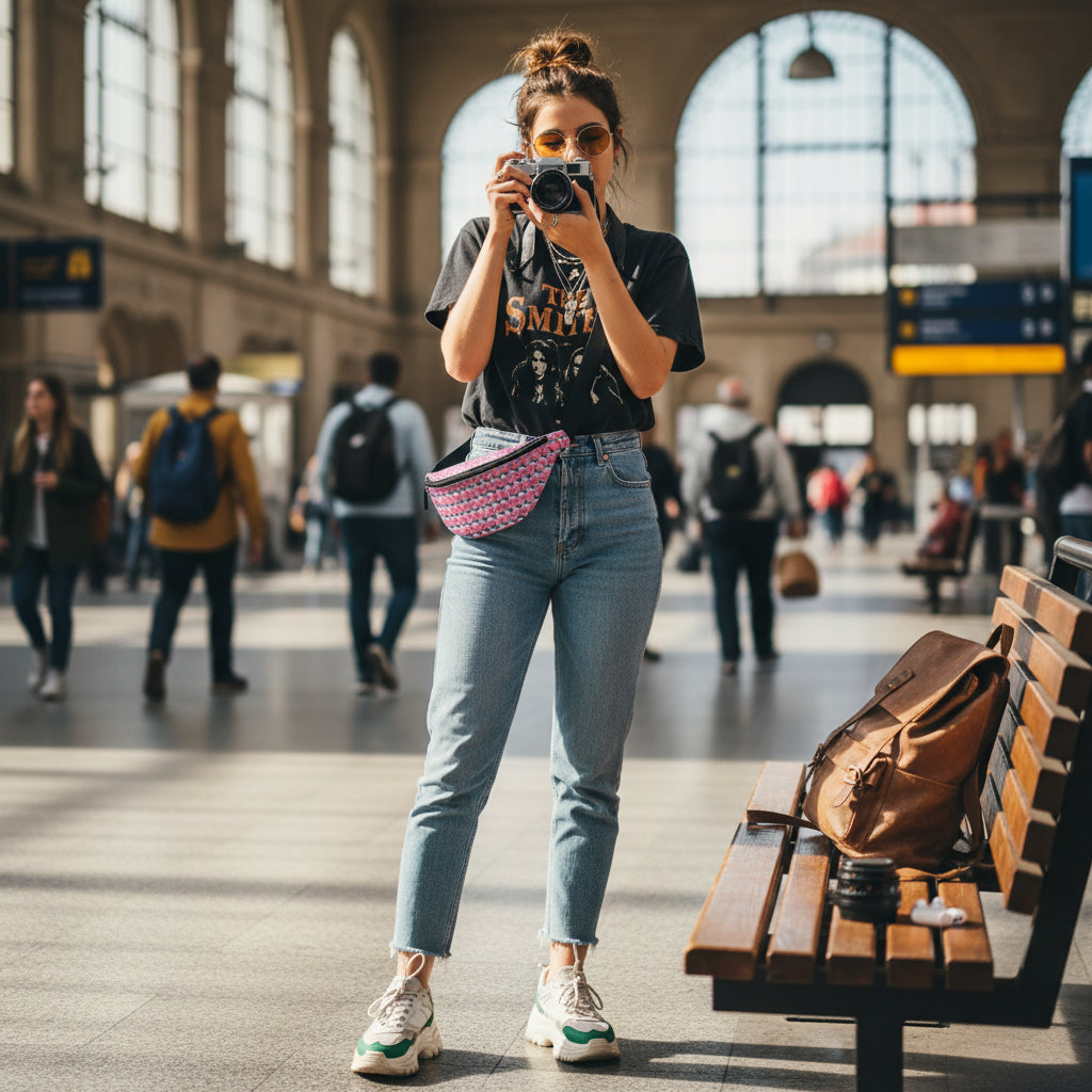 Trendy Fanny Pack, Casual Belt Bag, Stylish Hip Pack, Perfect for Festivals, Summer Outings, and Active Days Printify