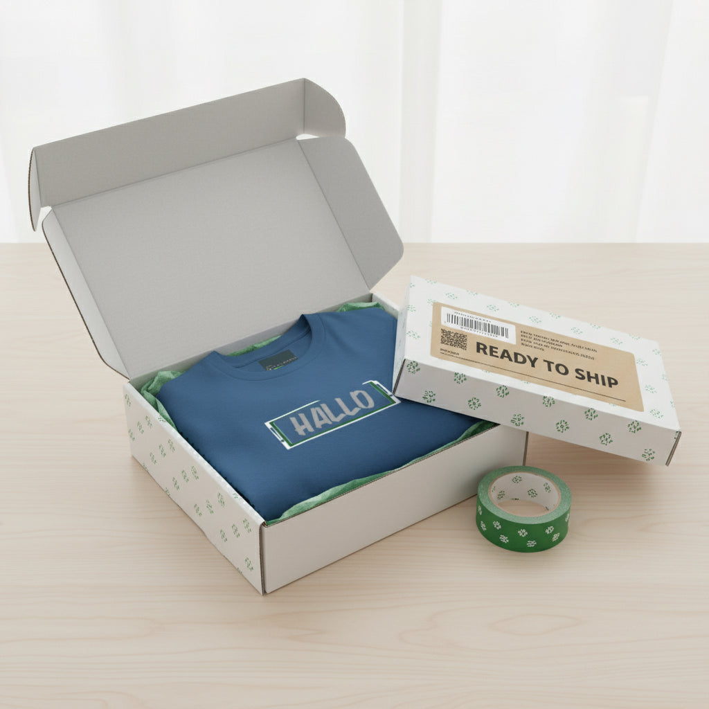 Casual Unisex Tee - 'HALLO' Design - for Everyday Wear Printify