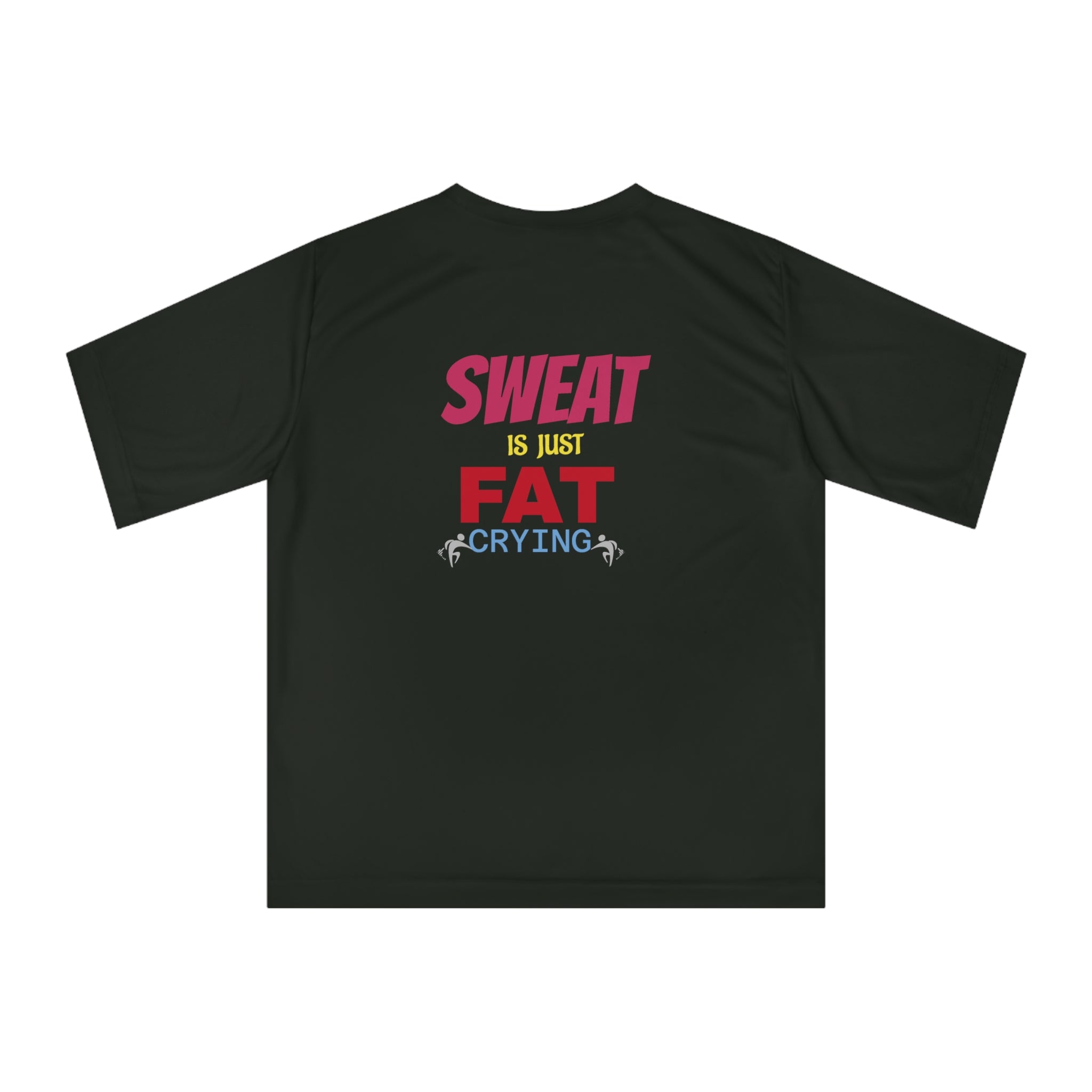 Motivational Fitness T-Shirt – Unisex Sweat is Just Fat Crying, Gym Apparel, Workout Shirt, Activewear, Gift for Fitness Enthusiasts Printify
