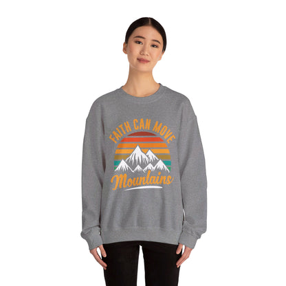 Faith Can Move Mountains Sweat-shirt unisexe 