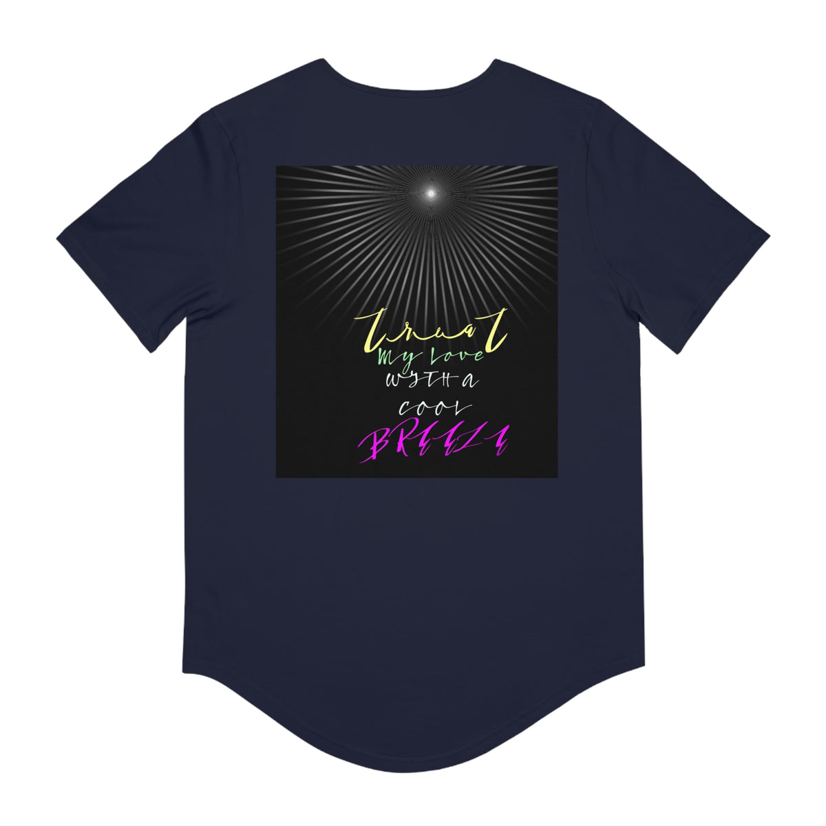 Men's Jersey Curved Hem Tee