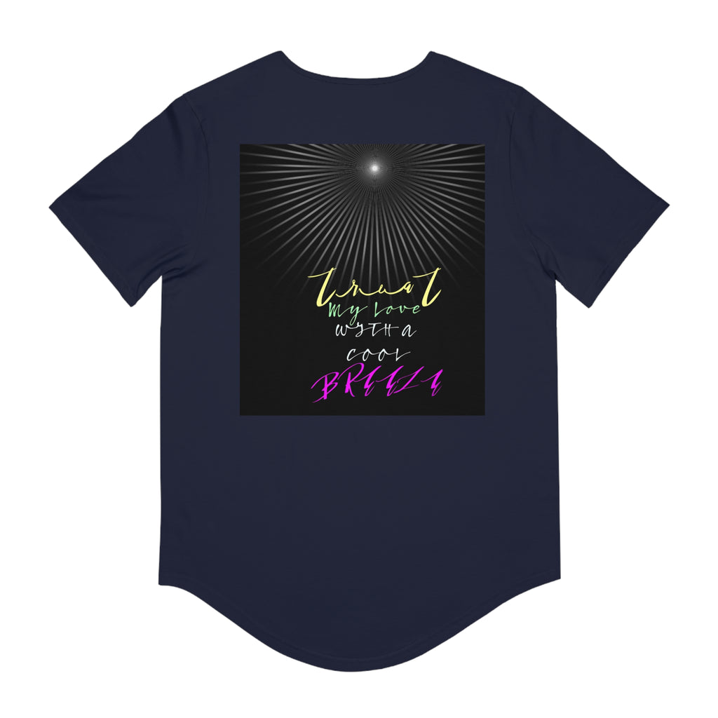 Men's Jersey Curved Hem Tee