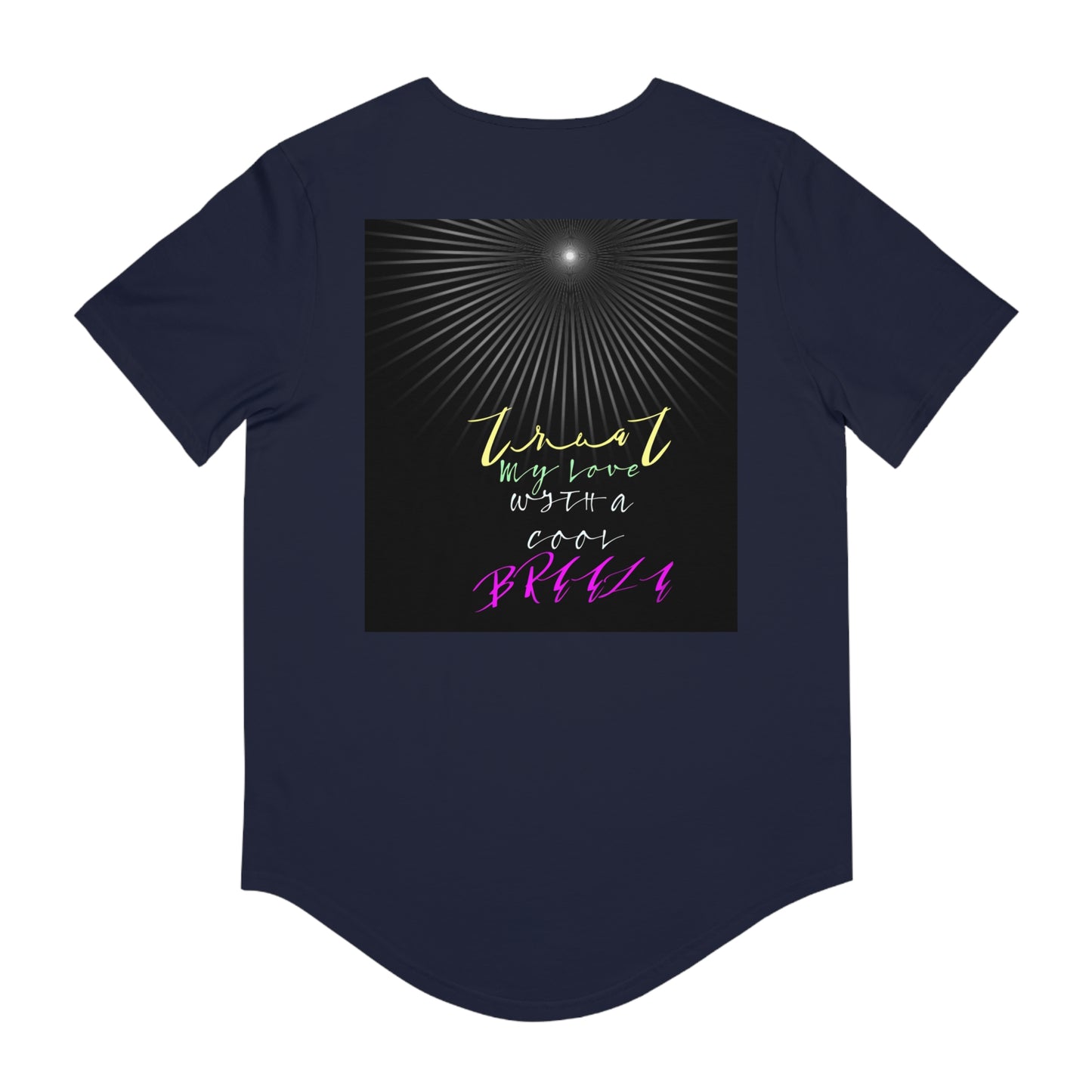 Men's Jersey Curved Hem Tee