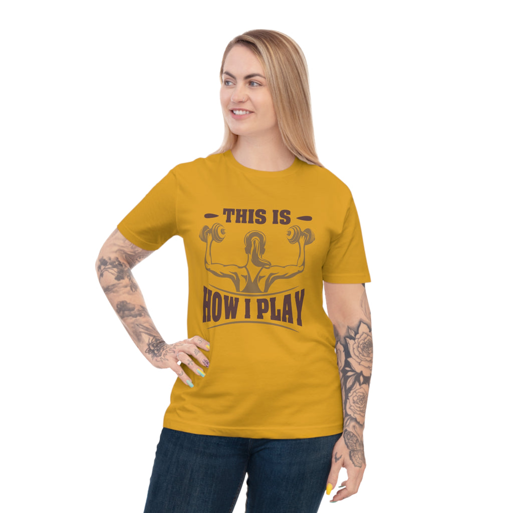 Rcnsons Unisex Classic Jersey 'Play' T-shirt