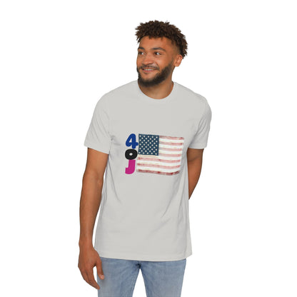 USA Flag Short-Sleeve T-Shirt, Patriotic Tee for Independence Day, Casual Wear, Gift for Veterans, Summer Style Printify