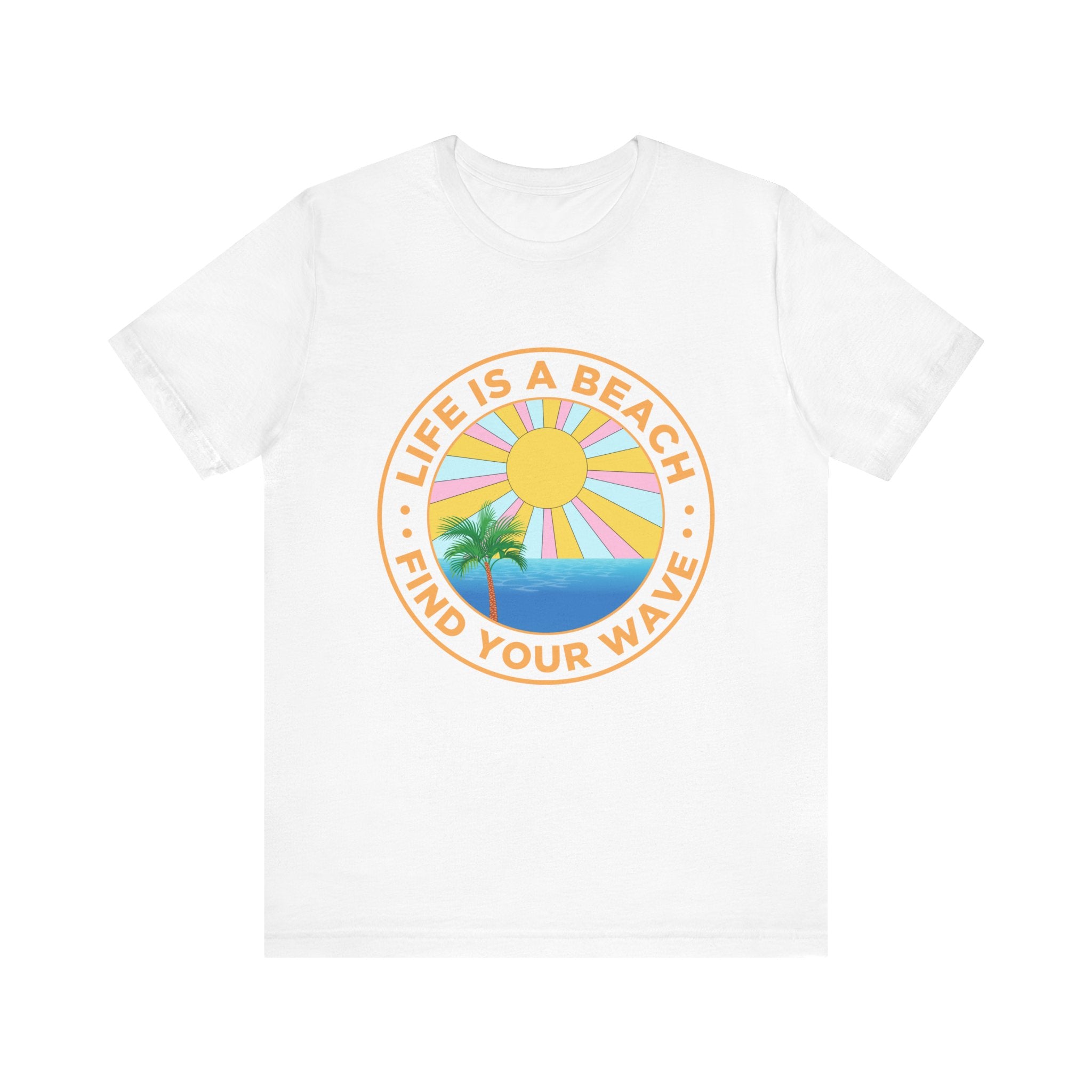 La vie est un tee-shirt unisexe de plage 