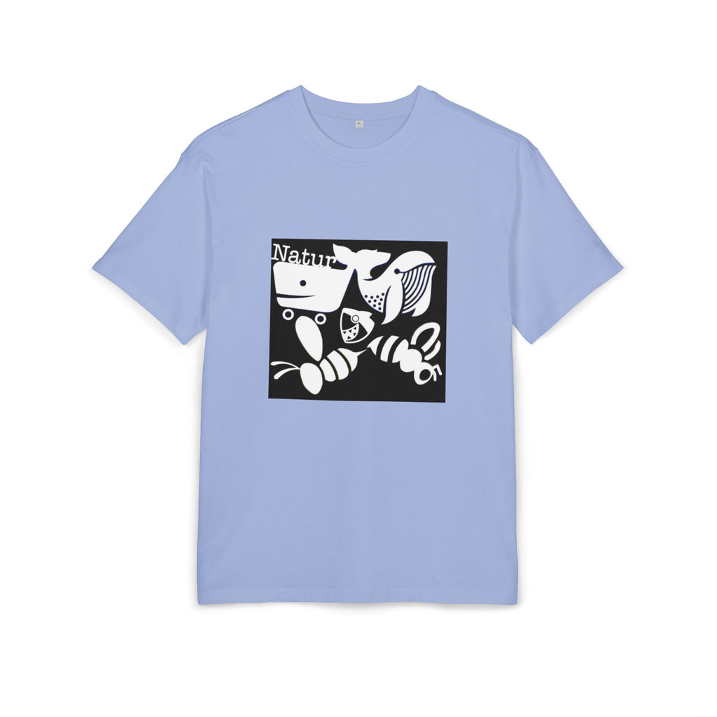 Nature-Inspired Oversize Tee - Unisex Graphic T-Shirt, Eco-Friendly Fashion, Casual Wear, Gift for Nature Lovers, Streetwear