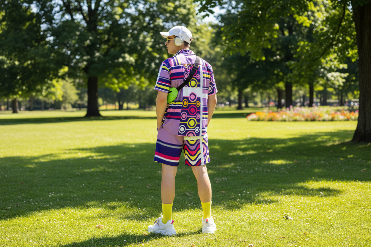 Unisex Modern Sports Shorts — All-Over Print Athletic Shorts