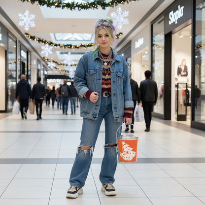 Festive Ice Bucket with Tongs Printify