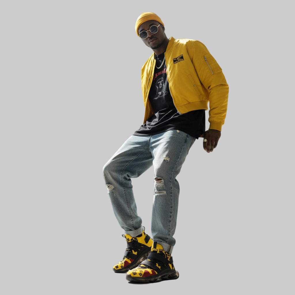 Vibrant Men's Mesh Sneakers for Casual Style and Comfort