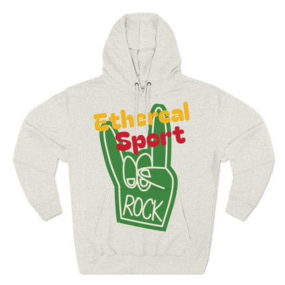 Fleece Hoodie - Ethereal Sport Rock Design