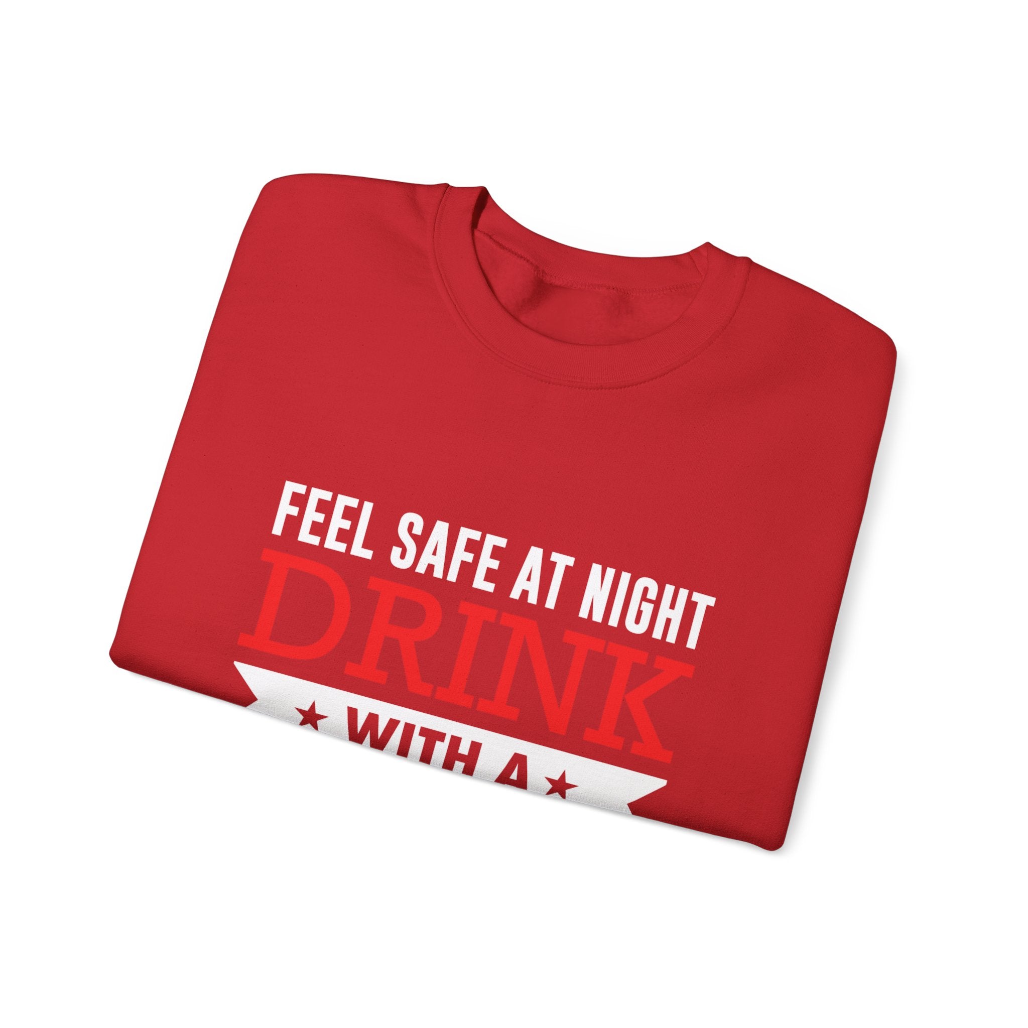 Sentez-vous en sécurité la nuit, buvez un sweat-shirt unisexe 