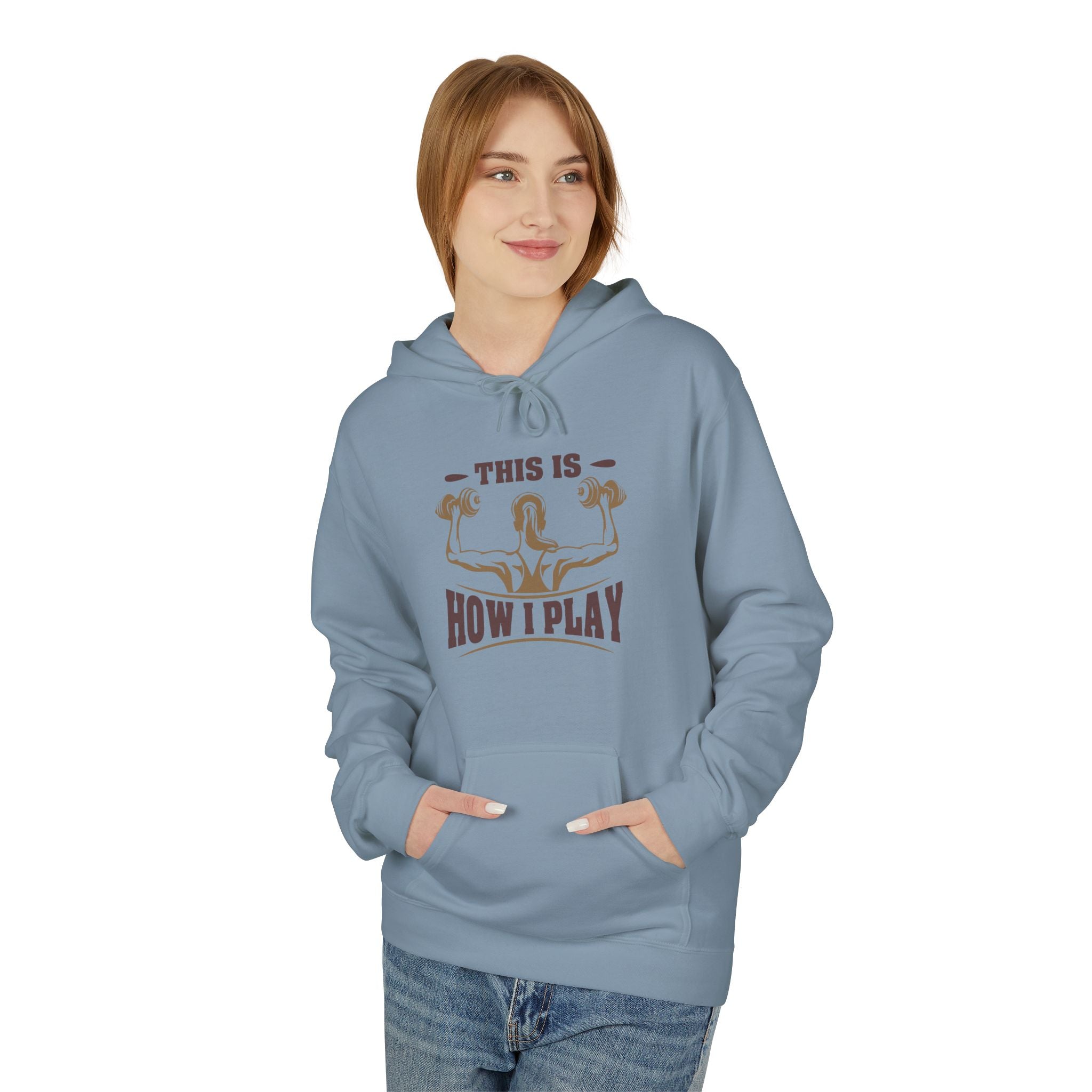 Rcnsons Unisex Midweight Softstyle Fleece 'Play' Hoodie