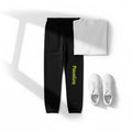 Pavolira Side-Logo Sweatpants — Minimal Vertical Text Joggers
