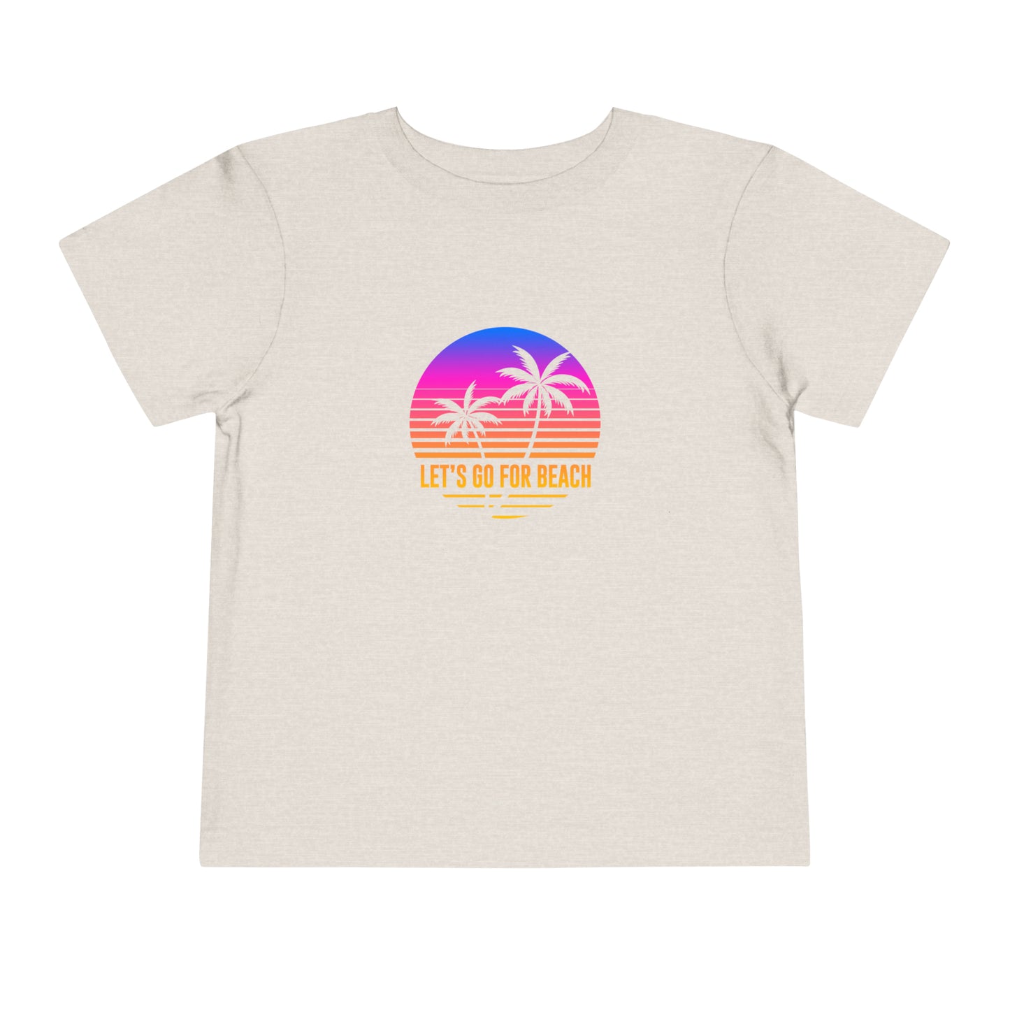 T-shirt Allons-y pour la plage pour tout-petit 