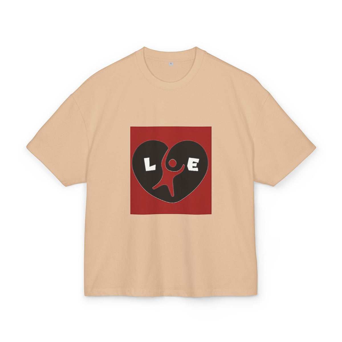 Love Heart Graphic Tee, Soft Cotton Unisex T-Shirt for Couples, Valentine's Day Gift, Casual Wear, Heart Design Tee Printify