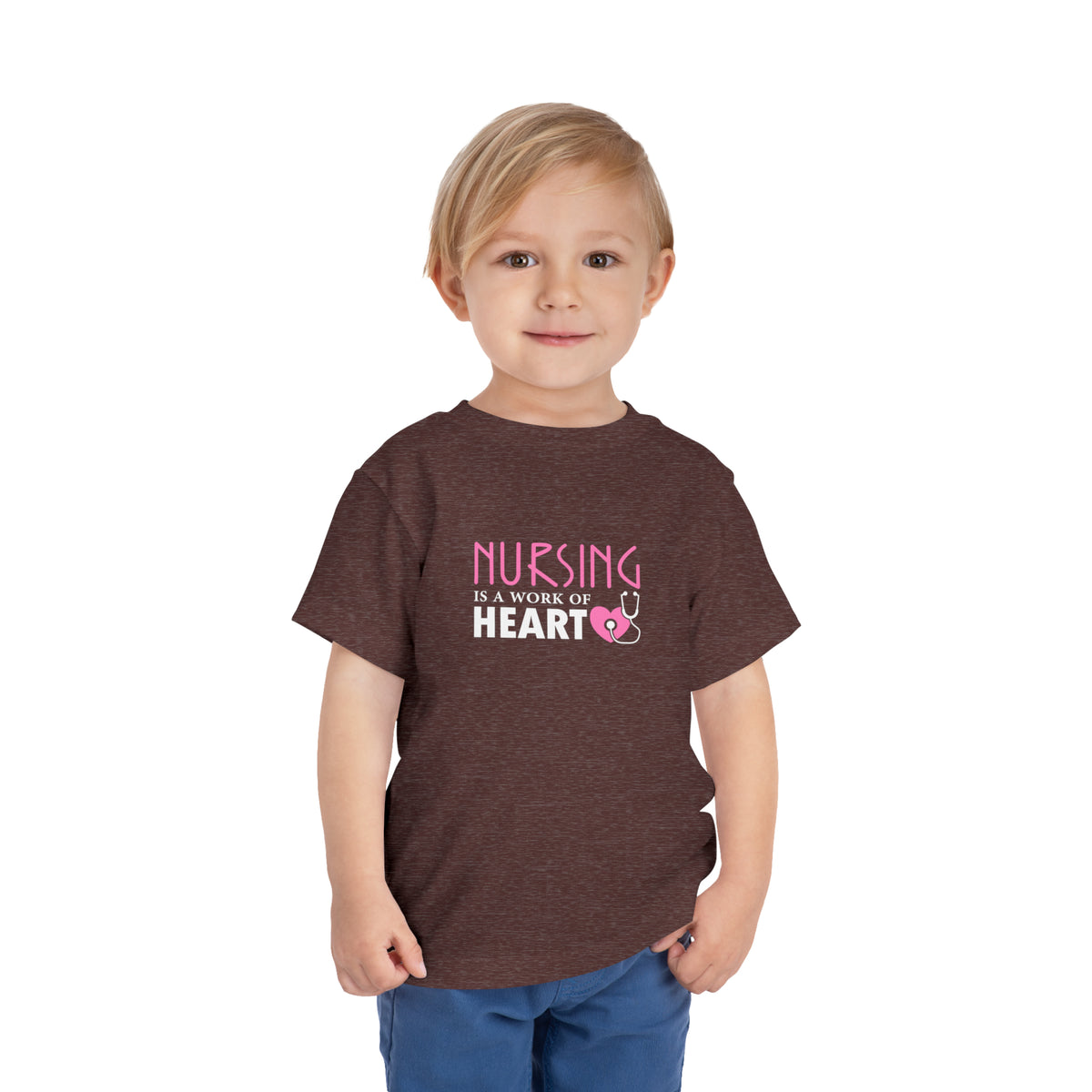 Nursing Is A Way Of Heart Toddler Tee