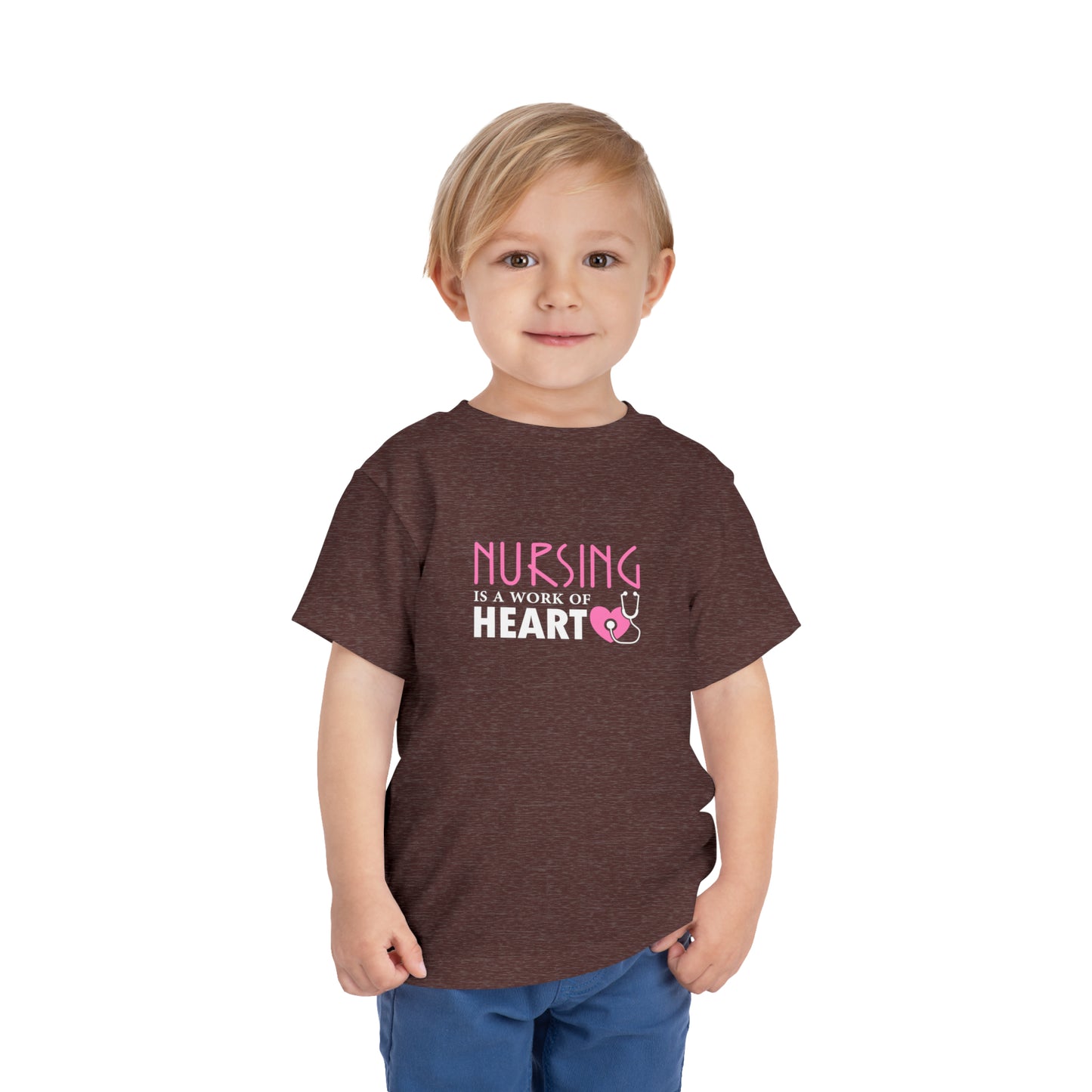 Nursing Is A Way Of Heart Toddler Tee