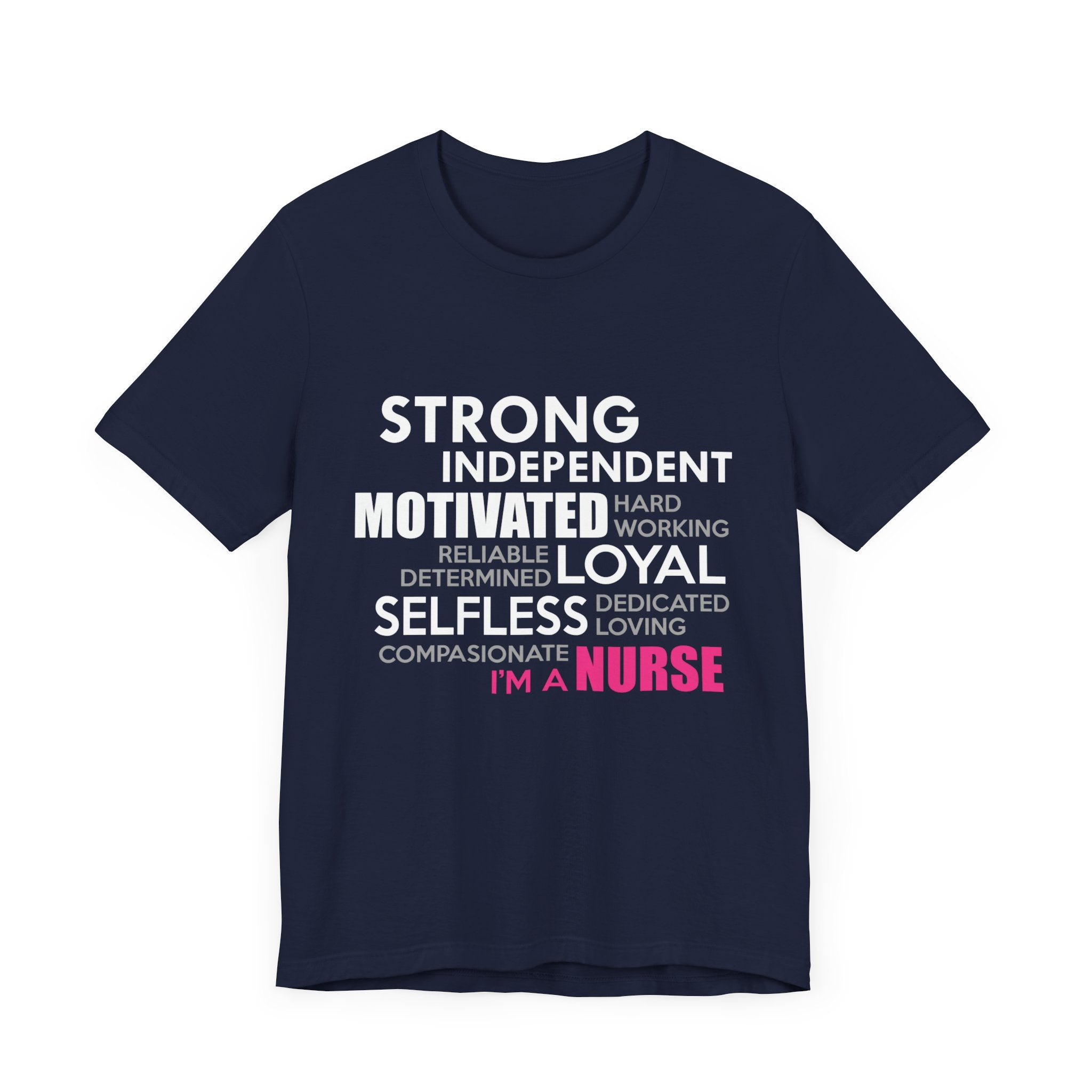 Tee-shirt unisexe fort indépendant, motivé, loyal et désintéressé 