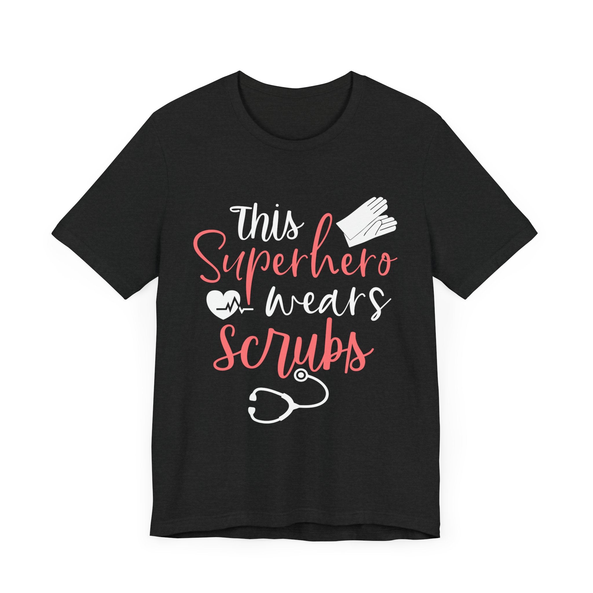 Ce super-héros porte un tee-shirt unisexe Scrubs 