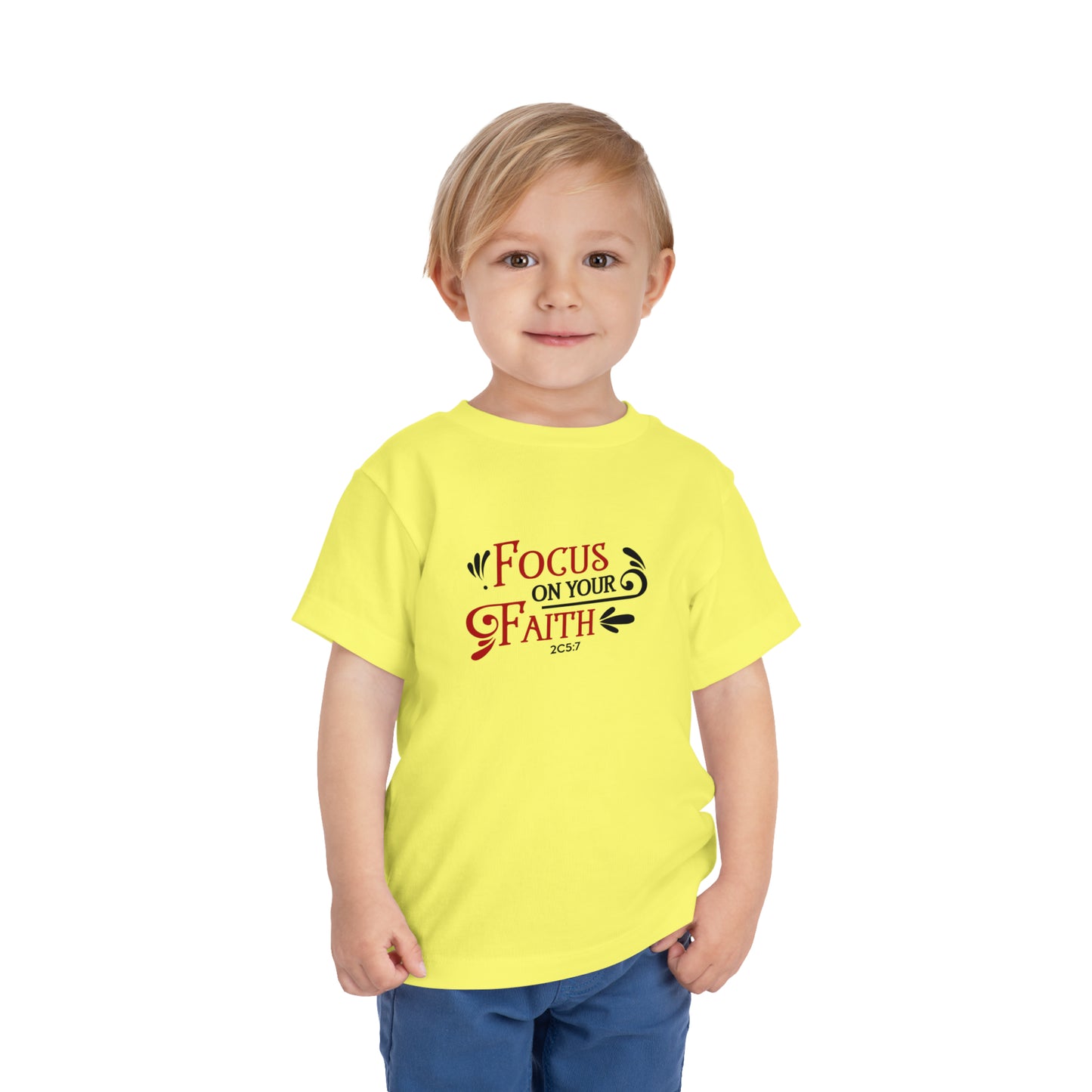 Focus On Your Faith Toddler Tee