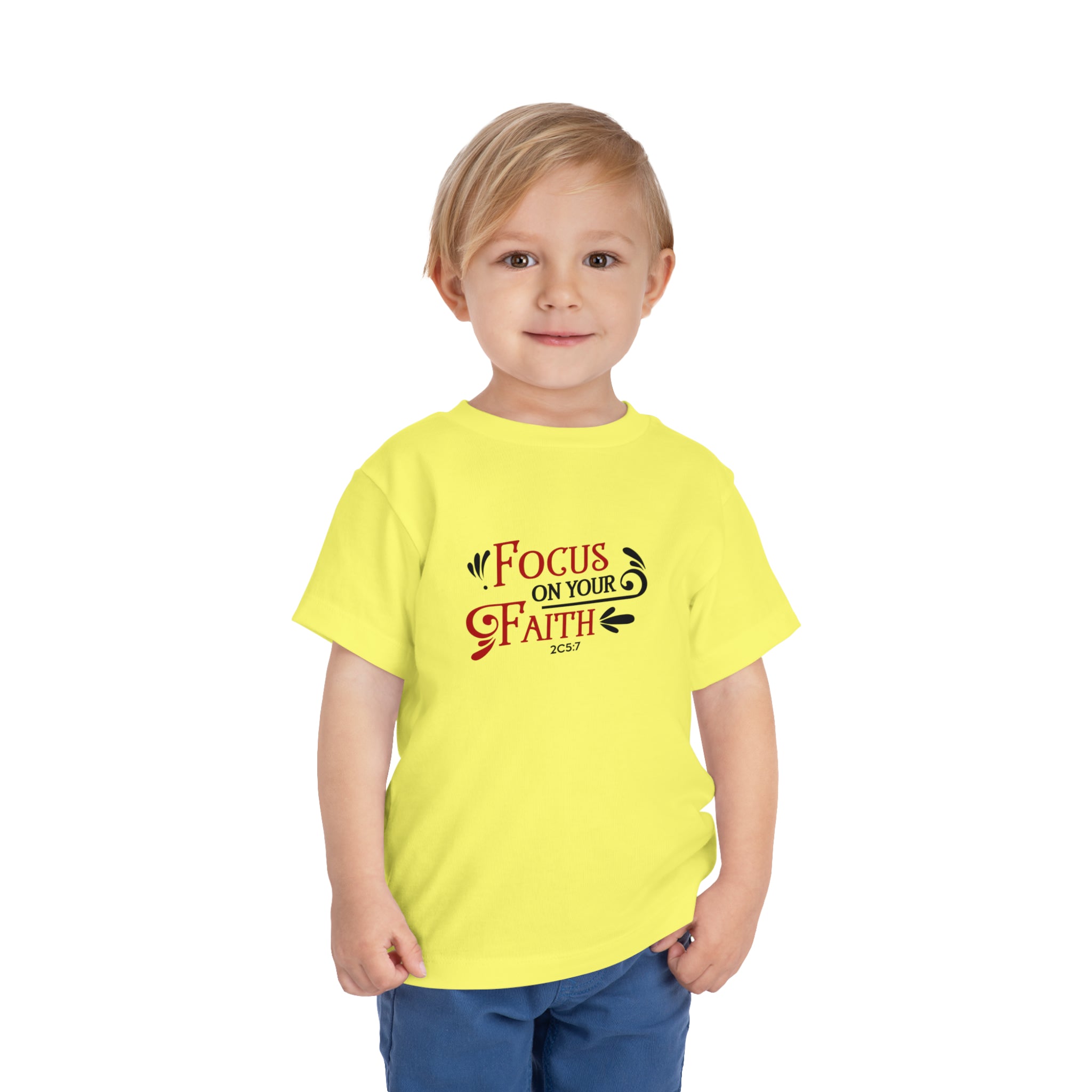 Concentrez-vous sur votre foi Tee-shirt pour tout-petits 
