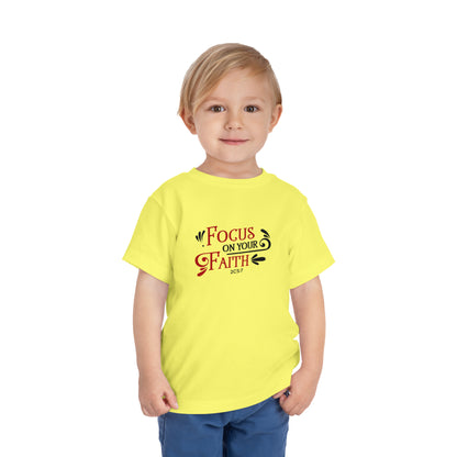 Focus On Your Faith Toddler Tee