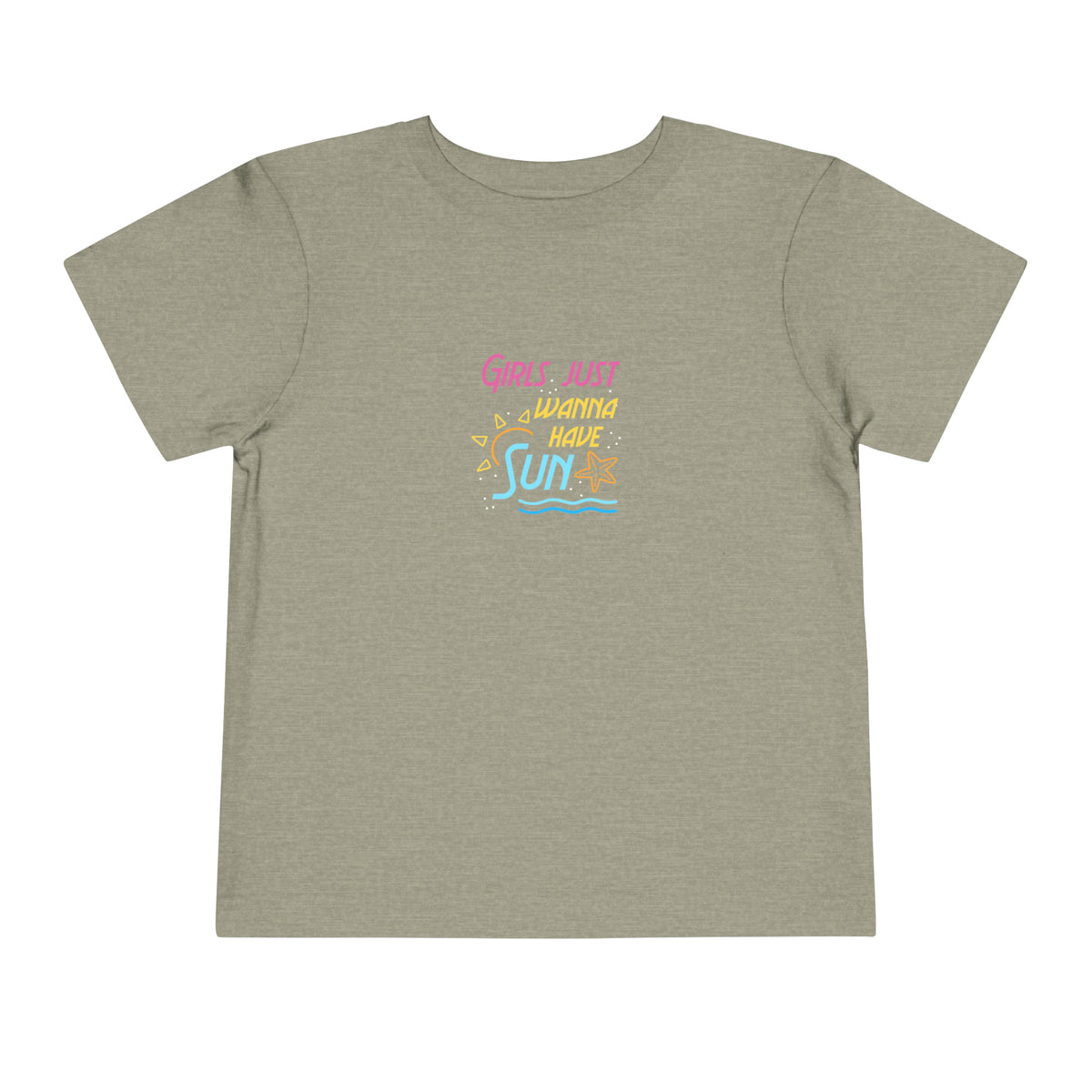 T-shirt pour tout-petits Les filles veulent juste avoir du soleil 