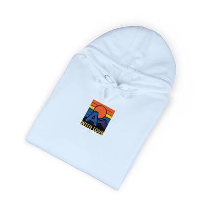 Colorful Mountain Unisex Fleece Hoodie, Cozy Sweatshirt, Casual Outfit, Gift for Nature Lovers, Fall Fashion Printify