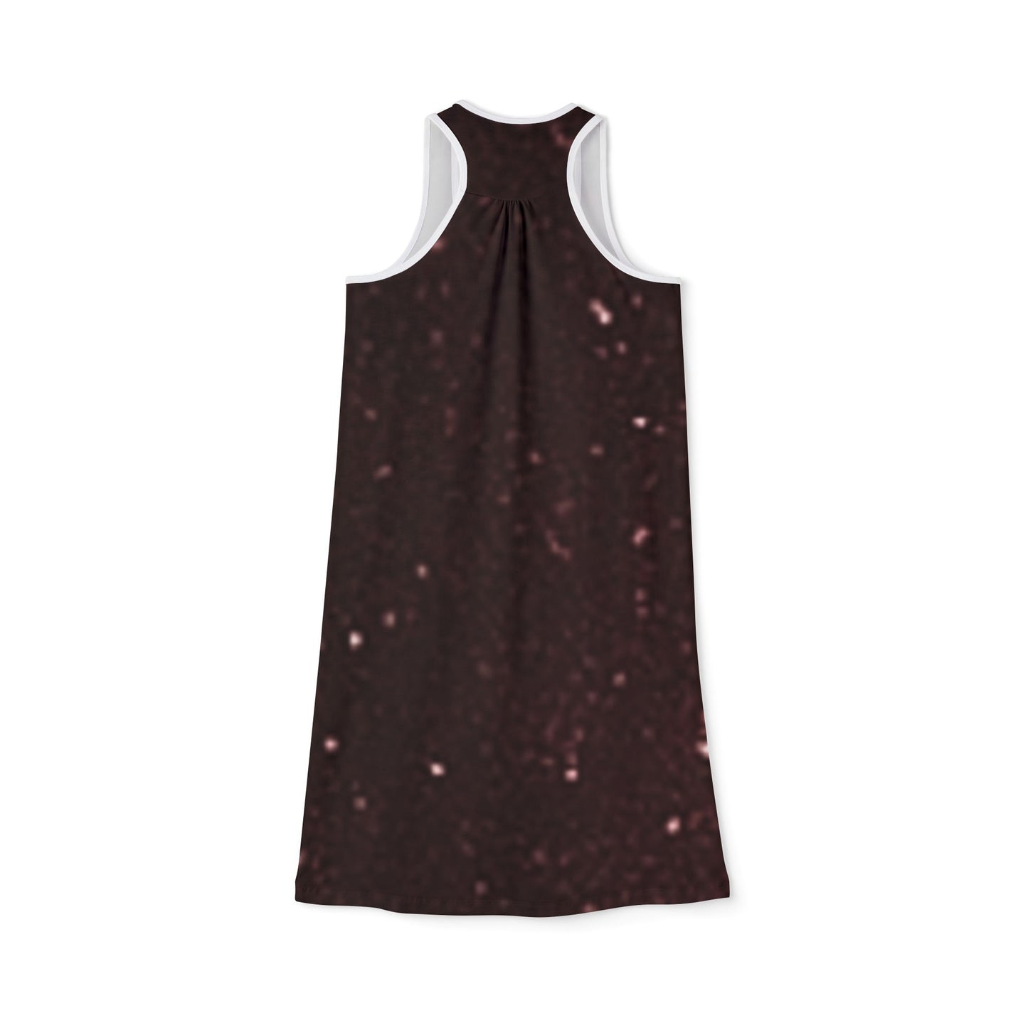 Glamorous Cosmic Racerback Dress, Women's Summer Dress, Stargazer AOP Dress, Casual Party Wear, Perfect for Festivals