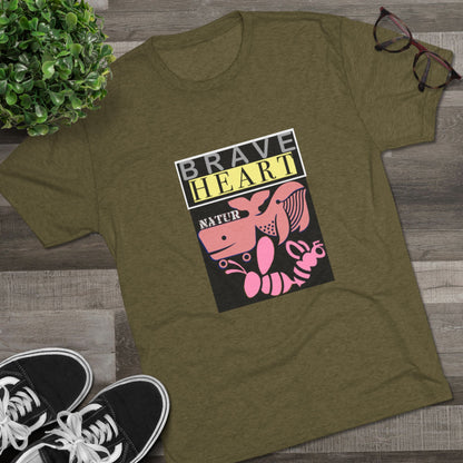 Brave Heart Tri-Blend Unisex T-Shirt