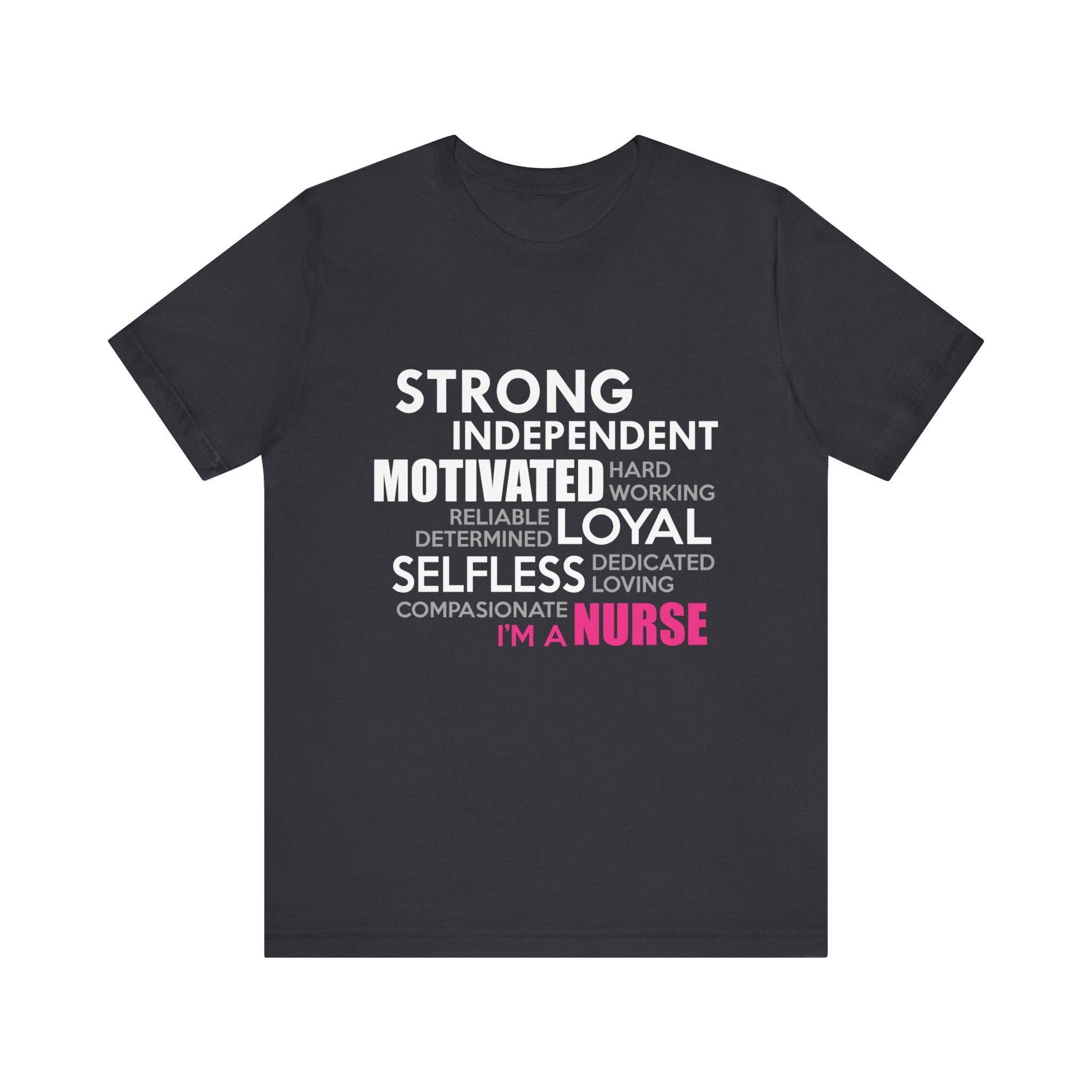 Tee-shirt unisexe fort indépendant, motivé, loyal et désintéressé 