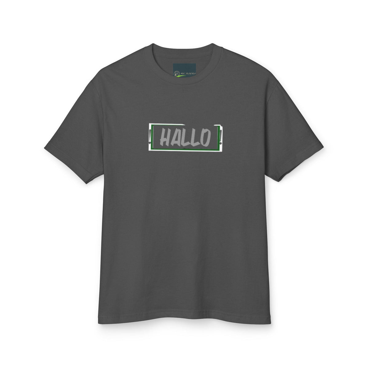 Casual Unisex Tee - 'HALLO' Design - for Everyday Wear Printify