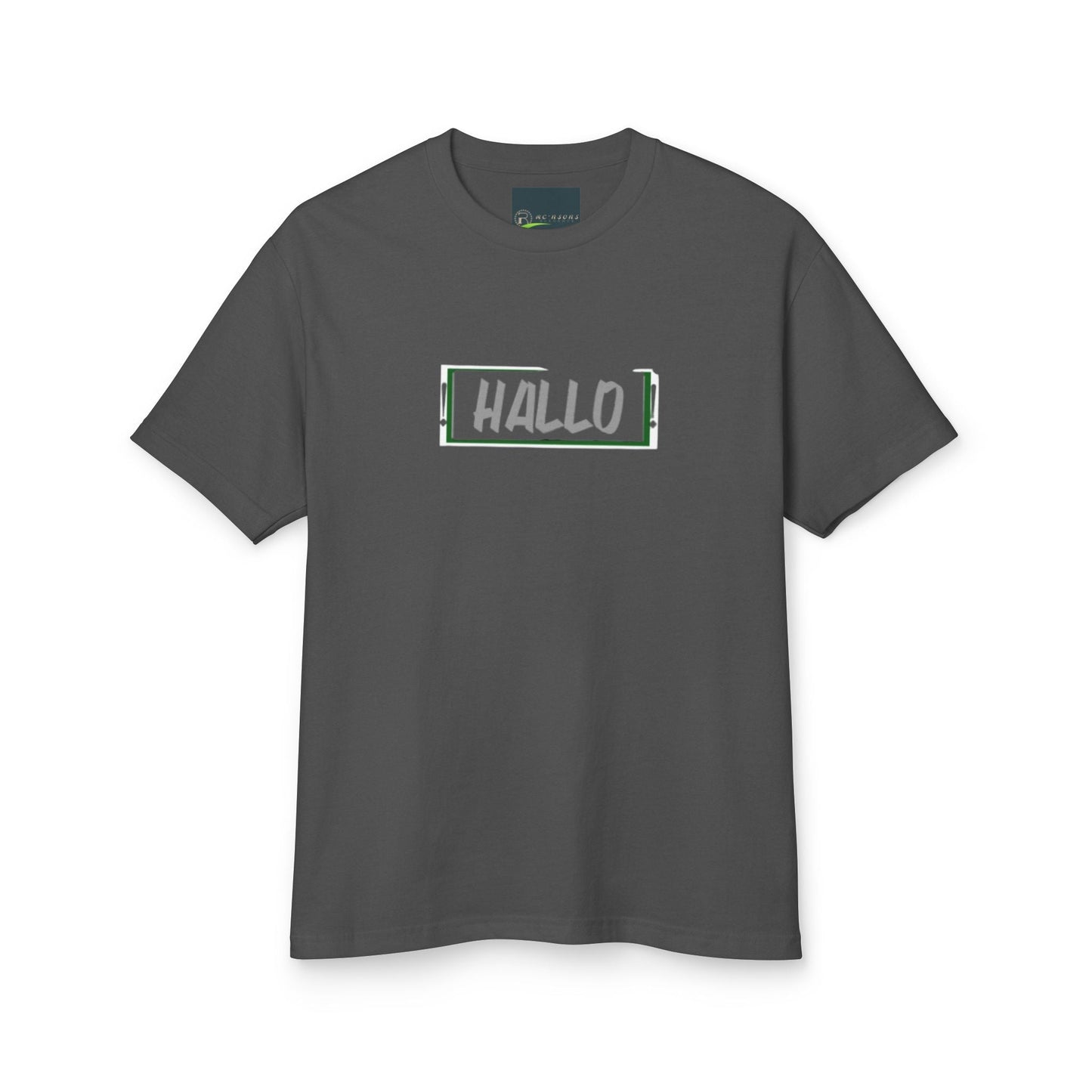 Casual Unisex Tee - 'HALLO' Design - for Everyday Wear Printify