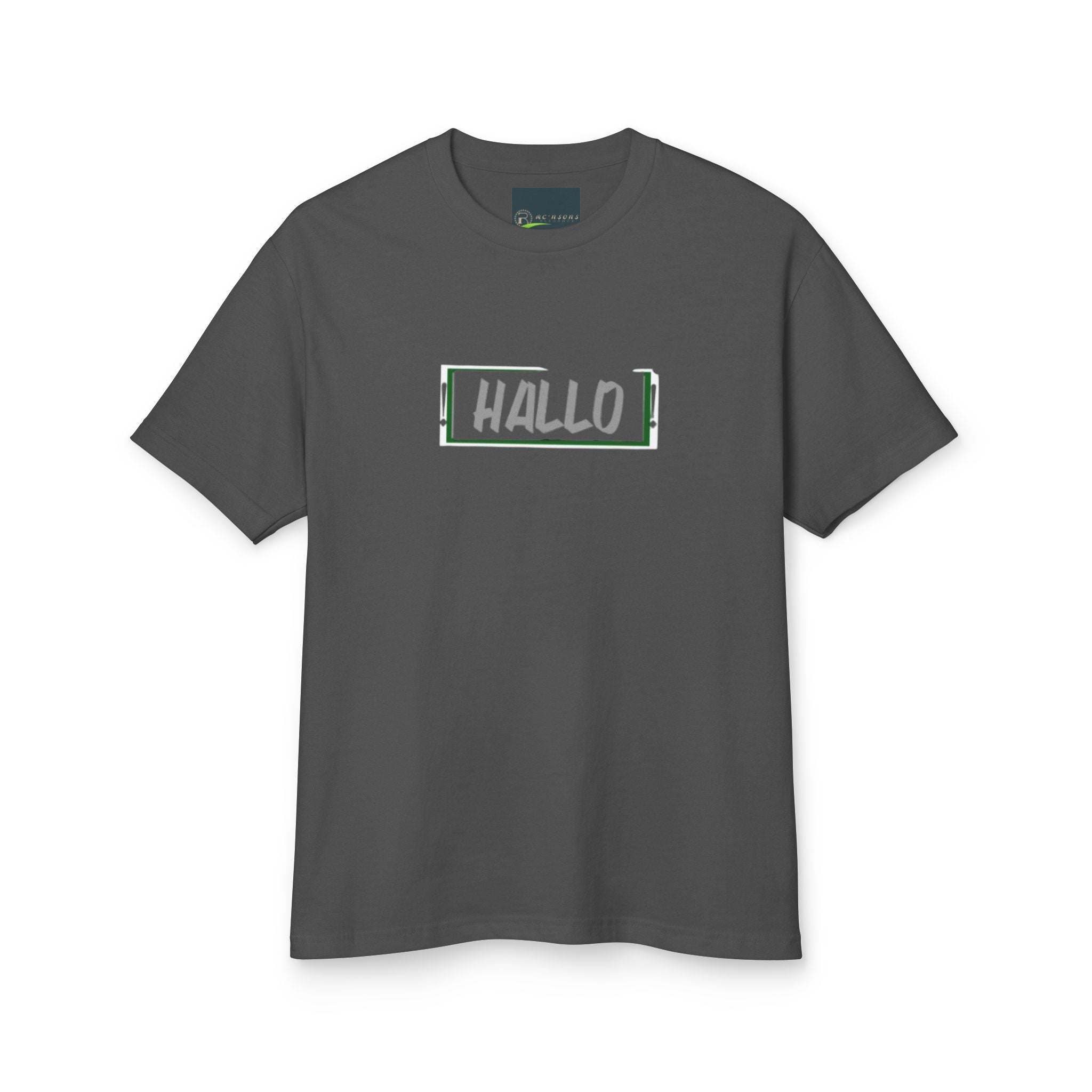 Casual Unisex Tee - 'HALLO' Design - for Everyday Wear Printify