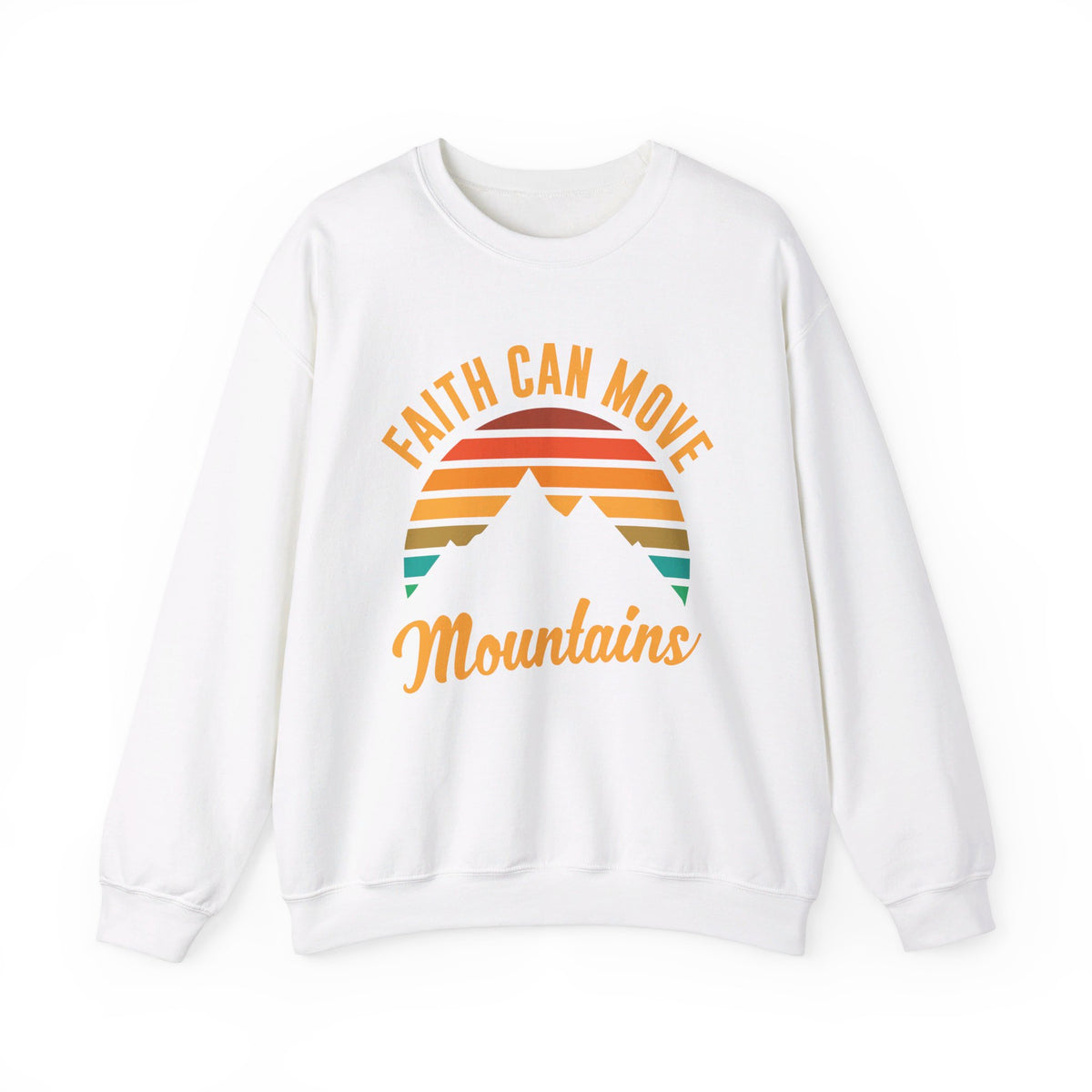 Faith Can Move Mountains Sweat-shirt unisexe 