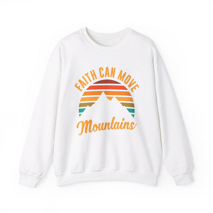 Faith Can Move Mountains Sweat-shirt unisexe 