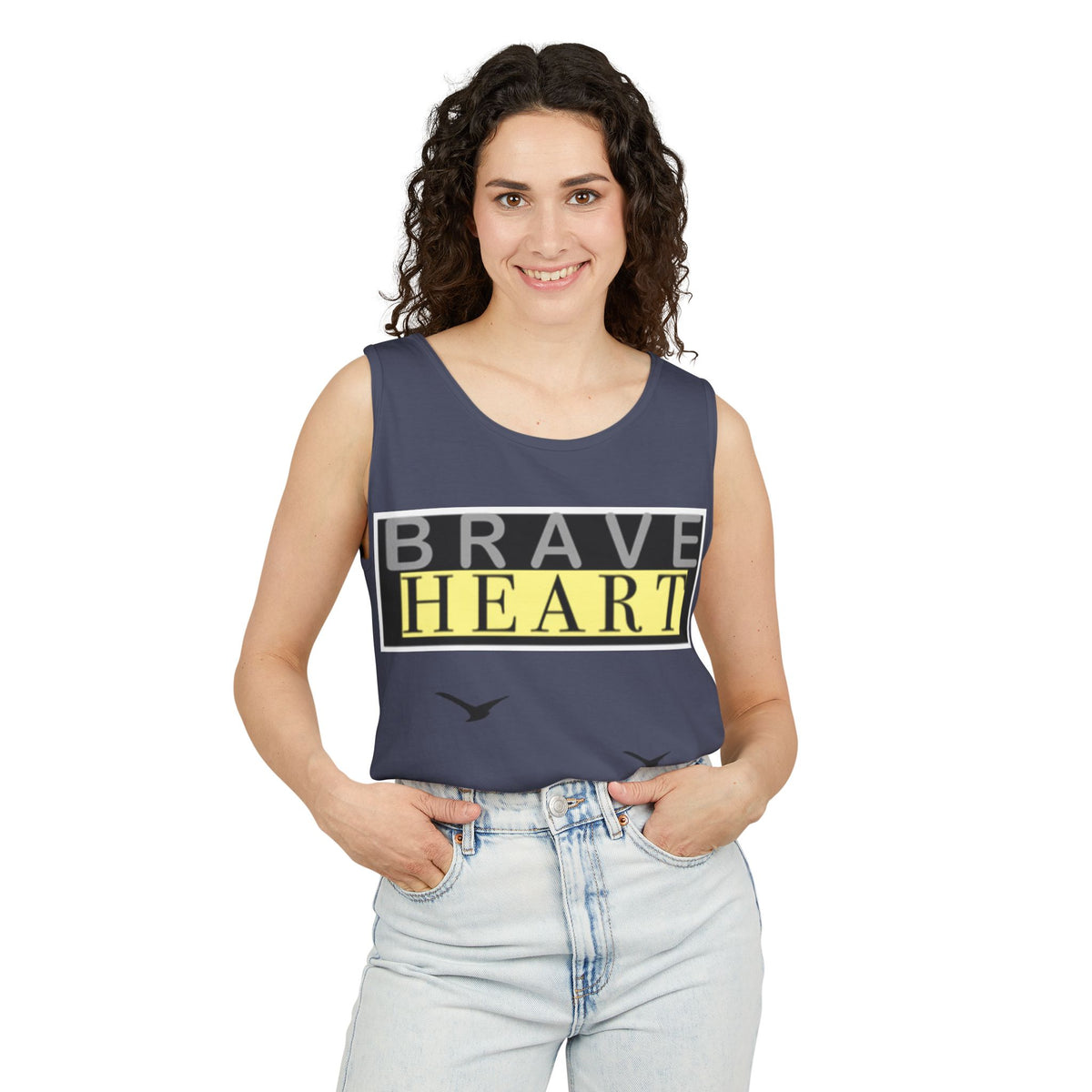 Brave Heart Tank Top | Unisex Garment-Dyed Tee