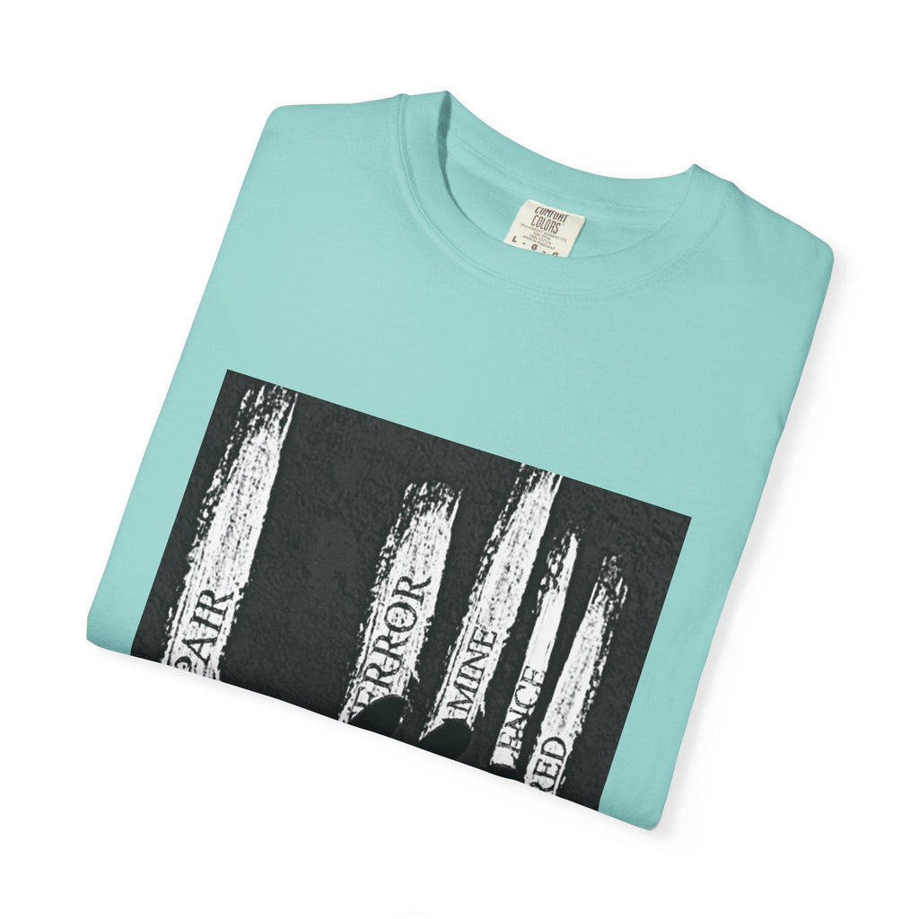 Garment-Dyed T-shirt, Unisex Black Graphic Tee, Motivational Shirt, Casual Streetwear, Perfect Gift for Friends Printify