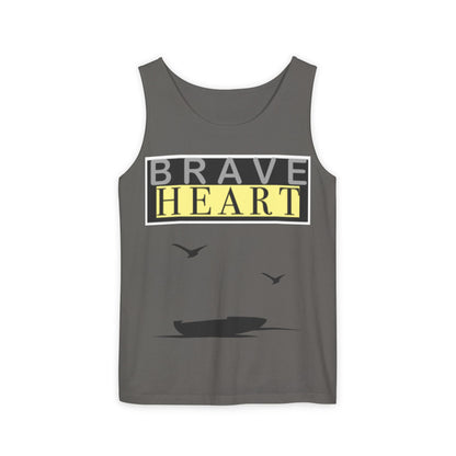 Brave Heart Tank Top | Unisex Garment-Dyed Tee